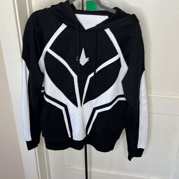 Her Universe Marvel The Marvels Photon Hoodie Black & White Size Medium New - Picture 2 of 7